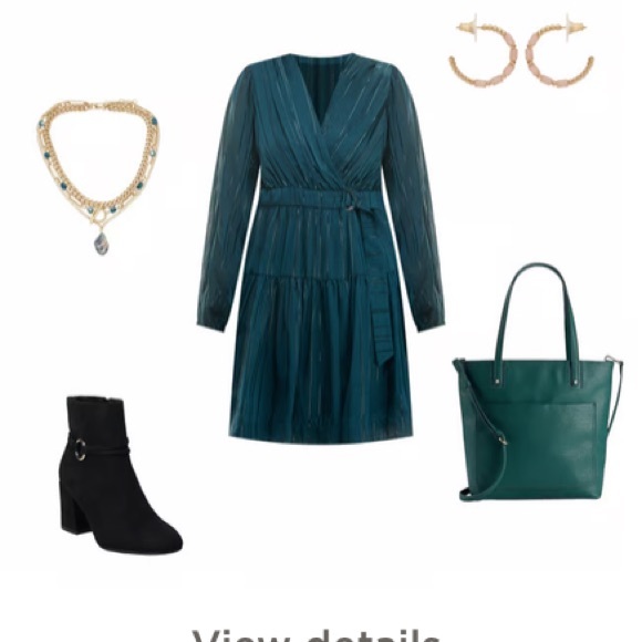 Necklace Sonoma good for life Gold tone 3 row chains abalone shell pendant - Picture 4 of 5